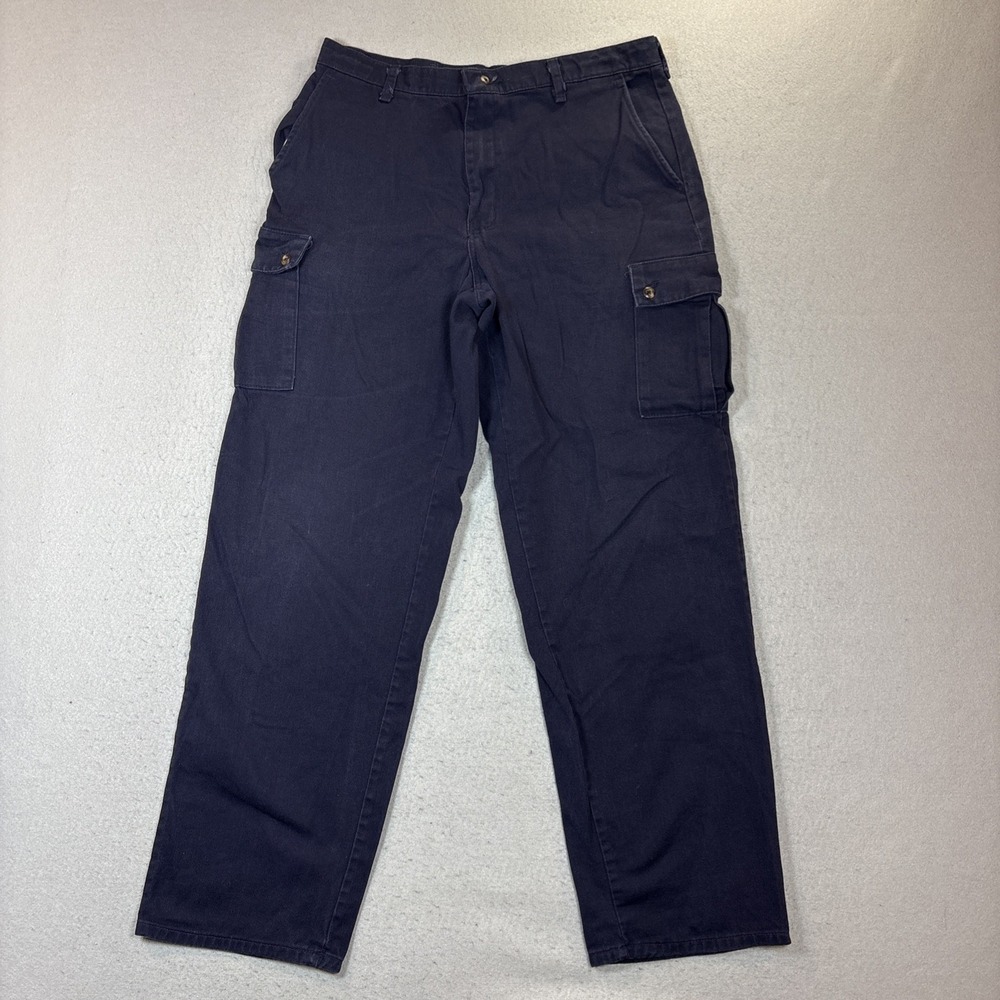 Red‎ Kap Men's Cargo Work Pants Navy PC56NVC 1Durable Utility Size 33X31